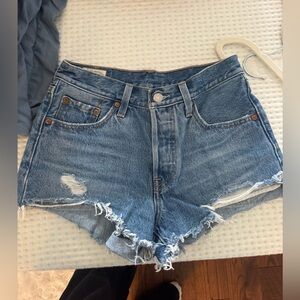 Levi's Classic Blue Jean Shorts